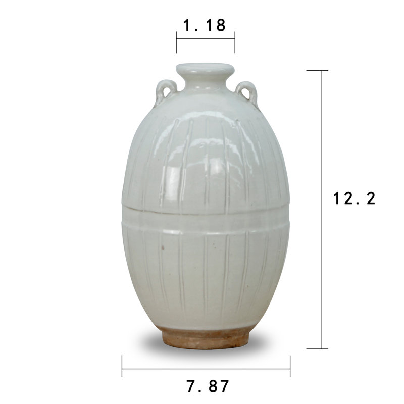 Vase de plancher en porcelaine Aonna