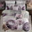 Bebejan Dahlia Purple 100% Cotton Sateen 5 Piece Reversible Comforter Set-61785763