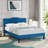Kempst Upholstered Bed with Adjustable Headboard & Solid Wooden Slats, Under Bed Storage, No Box Spring Needed-818064138-817837571