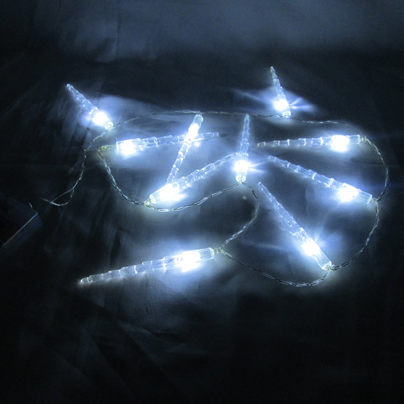 LED Acrylic Icicle String Lights