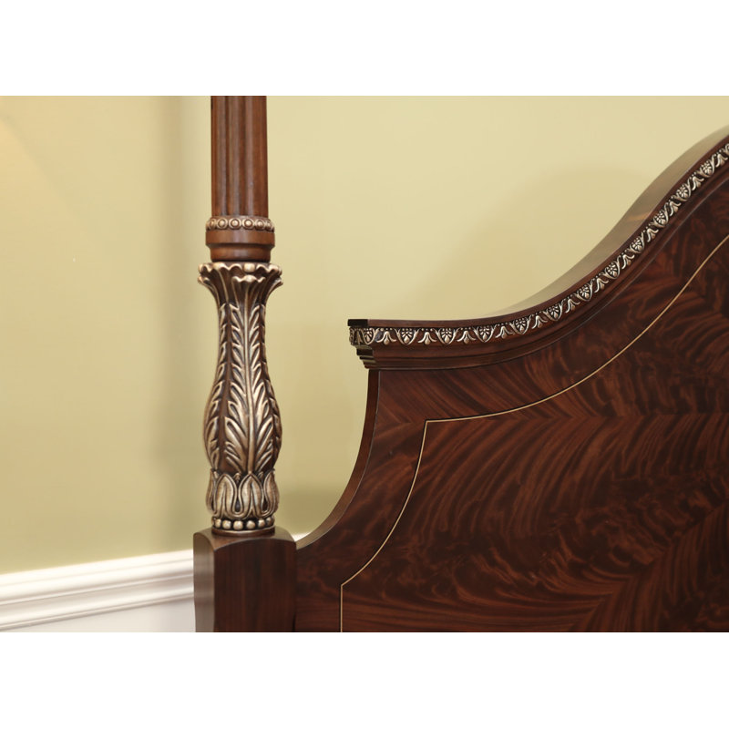 Solid Wood Four Poster Bed, King