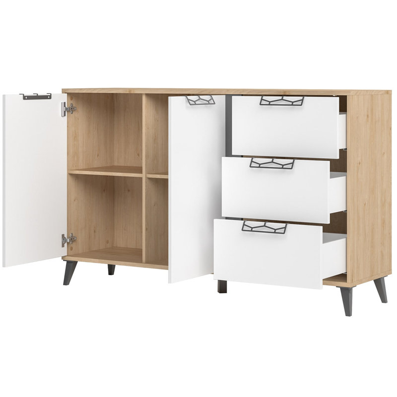 Nasibe 381cm W 3 - Drawer Chest of Drawers
