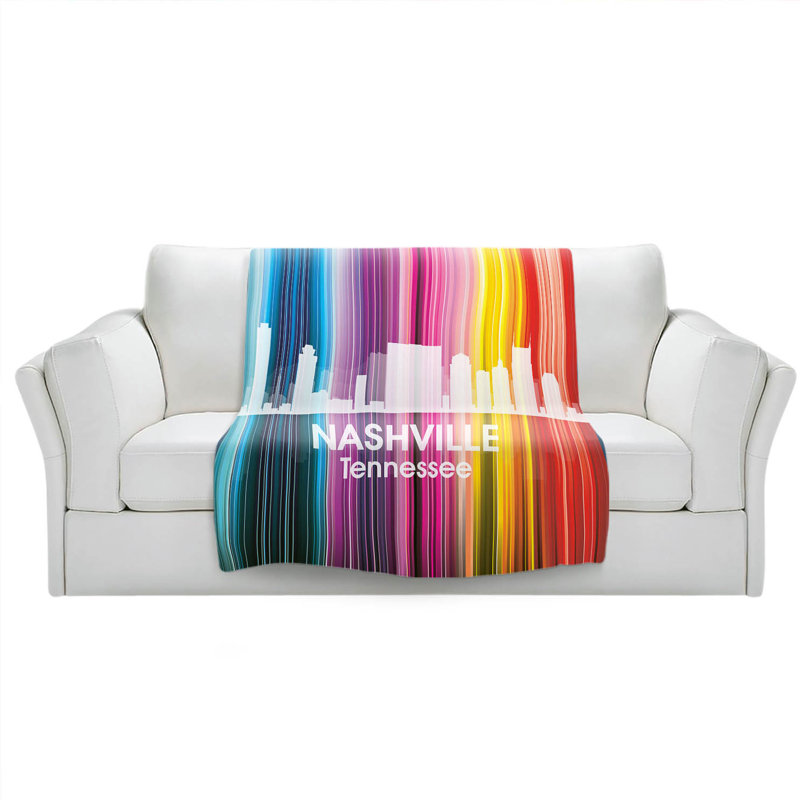 Hand Woven Throw Blanket, 68" x 80"