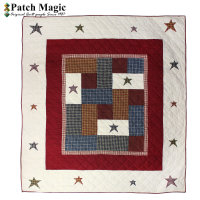 Fields And Stars Embroidered Blanket, King