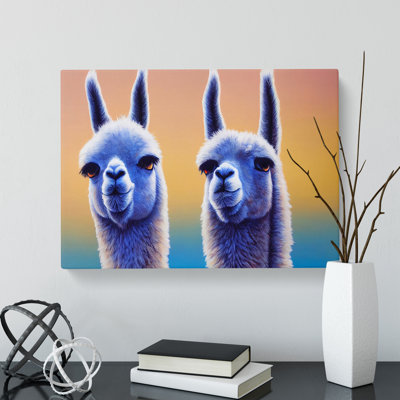 A Miraculous Llamas - Wrapped Canvas