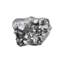Large Cast Crystal Liquid Silver Tabletop Accent