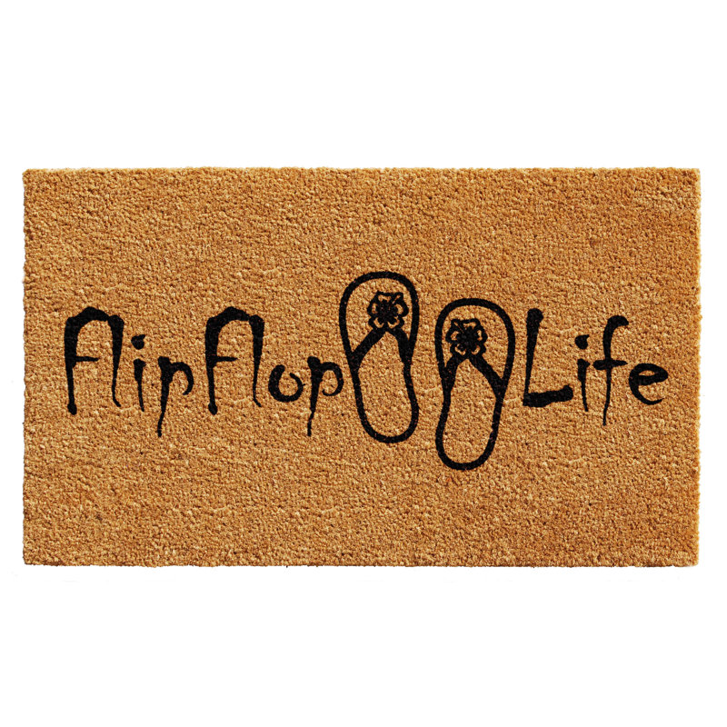 Tapis de porte d'extérieur antidérapant 29 po x 17 po Brierwood