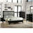 Black 2-Drawer Nightstand