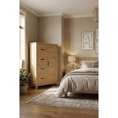 Brown Lightweight, High-Capacity, Eco-Friendly Wardrobe