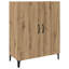 Highboard 2 Pcs 69.5 X 34 X 180 Cm Engineered Wood-1438765943