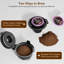 Cafetière à portion unique - compatible K-Cup et café moulu, réservoir de 40 oz, 5 tailles d'infusion (jusqu'à 14 oz), conception compacte - noir