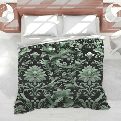 Floral Damask Pattern Comforter