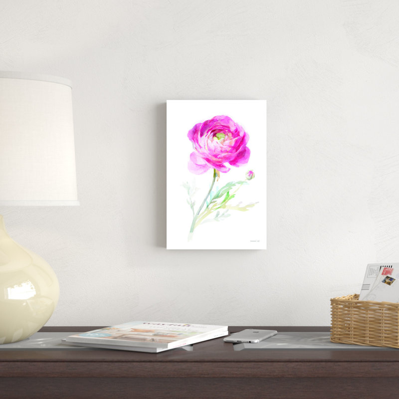 «Color of Spring I» par Danhui Nai - peinture sur toile tendue, H 12 po x l 8 po x P 1,25 po