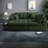 Compression Sectionals Corduroy L Shaped Modern Sofa For Home Living