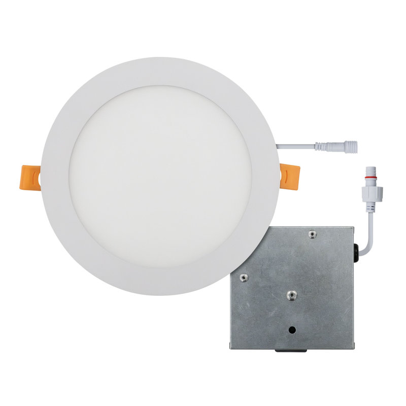 Luminaire encastré rond à panneau mince, 6.69" Diameter
