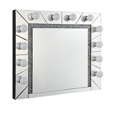 Miroir d'appoint Faux Diamonds (assemblé)