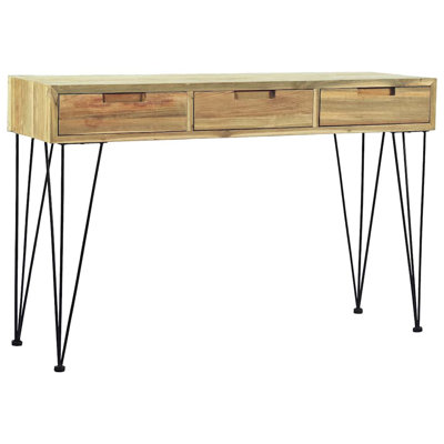Gladys 120cm Solid Wood Top Console Table