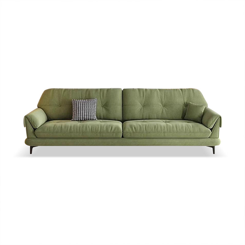 Canapé standard en polyester vert, H 33,46 po x l 74,8 po x P 37,8 po, Vert