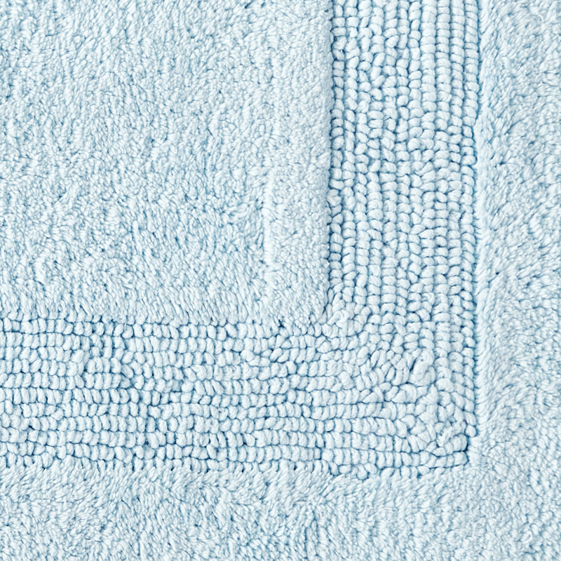 Long Branch Bath Rug, Blue, 21 x 34