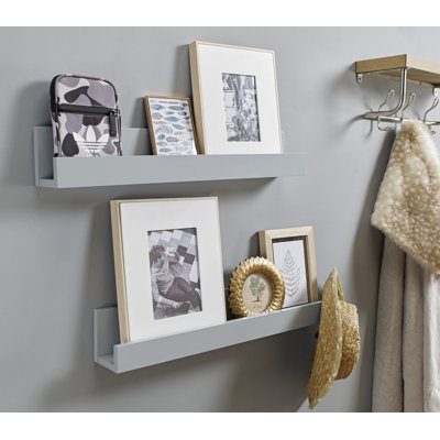 Genessys 2 Piece Picture Ledge Wall Shelf