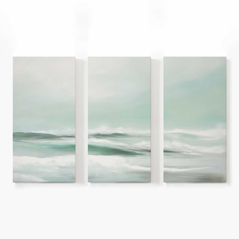 Impression sur toile Serene Swells II, H 36 po x l 54 po x P 1,25 po, Toile tendue, 3