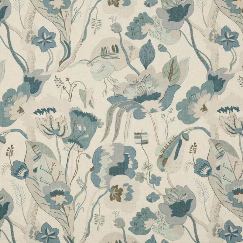 California Performance Fabric, Linen/Denim