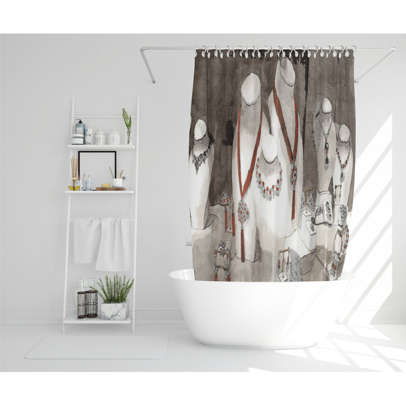 Quattlebaum Polyester Shower Curtain Set