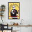 Cadre flottant vintage avec serveur et vin, design par Jean-Pierre Got-765644161-765644163