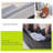 Floor Chair With Back Support, Large Foldable Padded Meditation Cushion Chair, Folding Backrest With 6 Adjustable Positions For Home Living Room-502398775