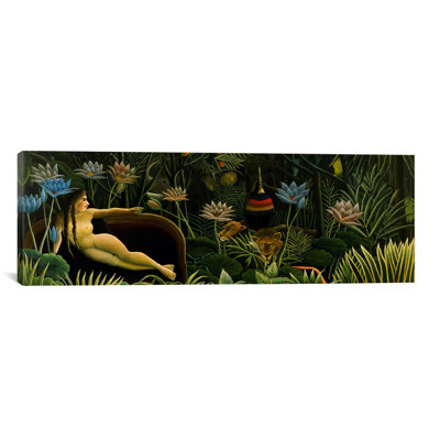 'The Dream Panoramic' by Henri Rousseau Painting Print on Canvas