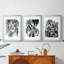 Encre Jungle I - Impression sur mesure encadrée de qualité supérieure - 3 pièces-566396932-566396928