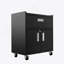 Accent Cabinet, Rolling Garage Cabinet, Metal Storage Cabinet With Drawer