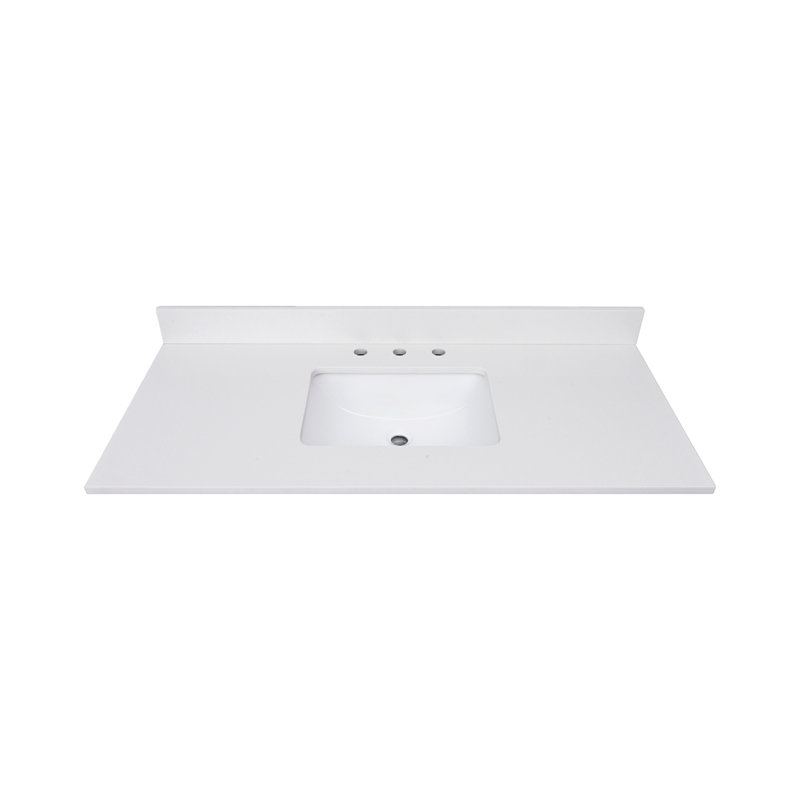 49'' W Single Vanity Top, Everest White