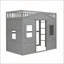 Élégant lit mezzanine simple avec échelle, structure en bois de pin durable et design élégant pour les chambres modernes-129512951