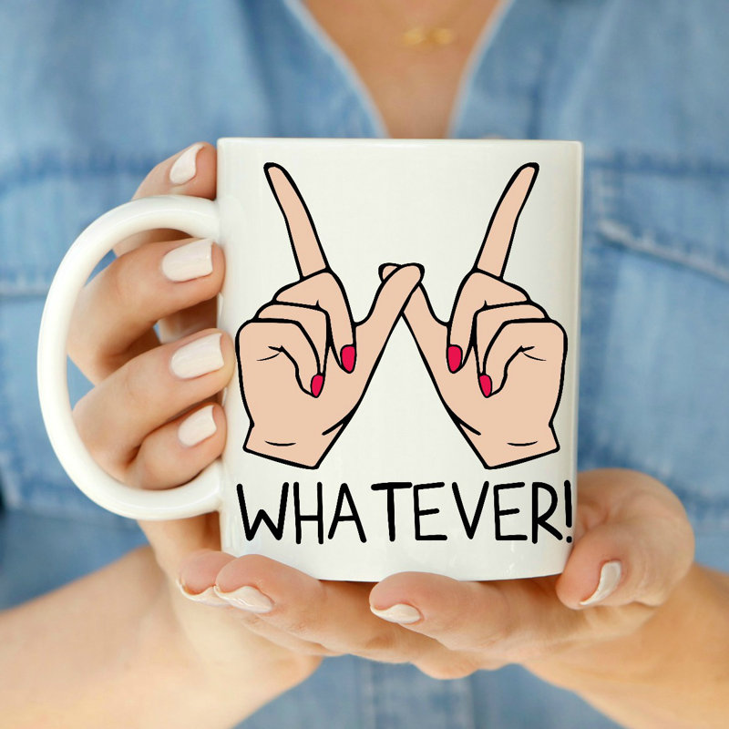 Grande tasse à café « quoi »