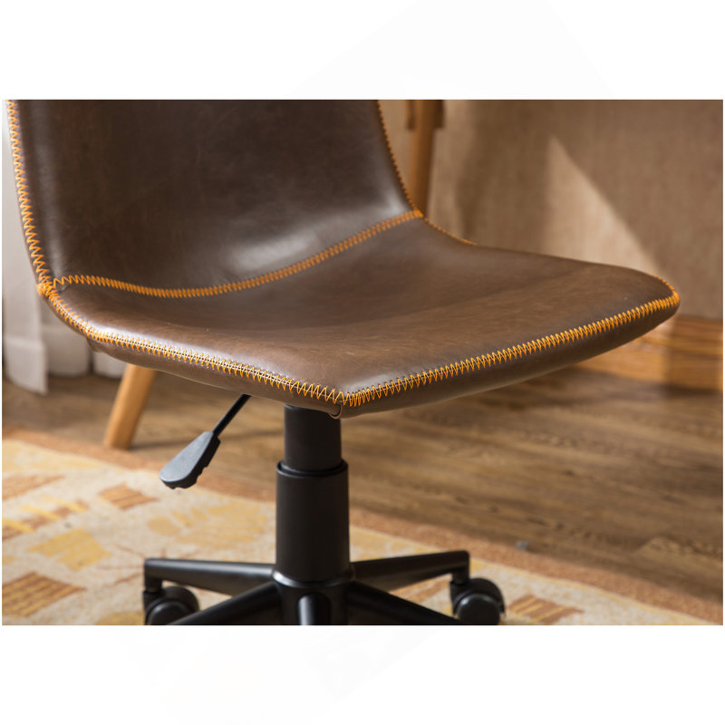 Chaise de bureau Cesena, Brun