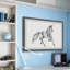 Crick Crick Silver Unicorn - Single Picture Frame Print-37528314