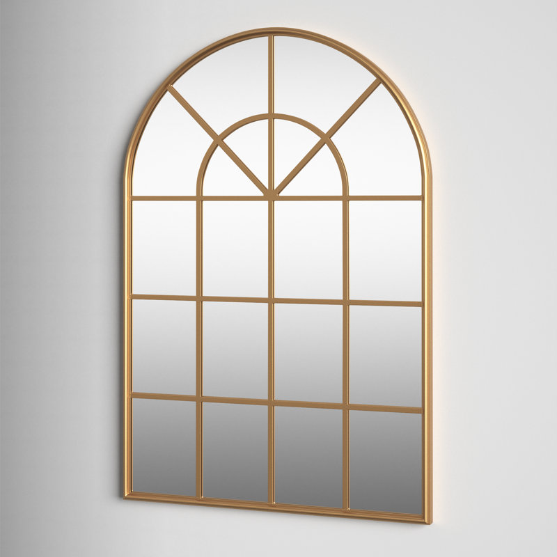 Miroir biseauté Avdja, 41,5 po x 28 po, Laiton