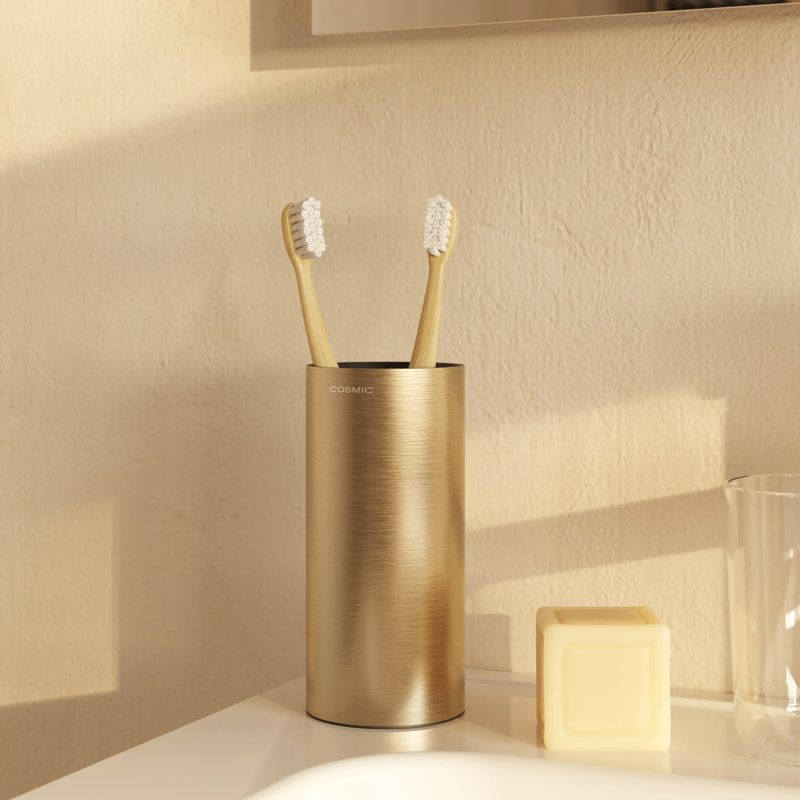 Toothbrush Holder, Gold