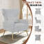 Velvet Wingback Chair-1300973679