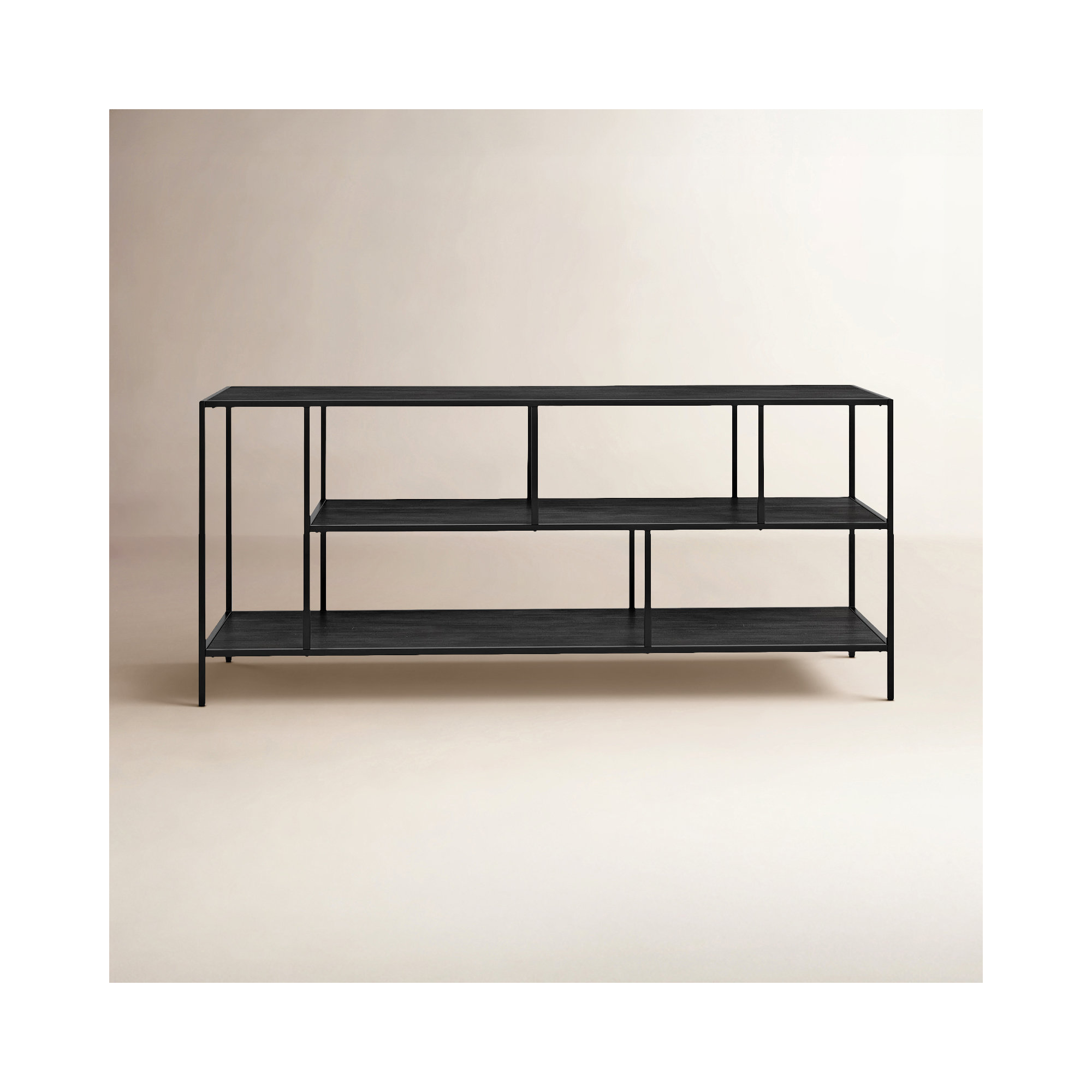 Level 55'' Media Console, Blackened Bronze