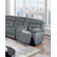 Ensemble de conversation modulaire inclinable électrique de style contemporain avec porte-gobelet à deux consoles Power Motion-1032902648