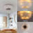 Elegant Feather Design Ceiling Fan With Lights Flush Mount Ceiling Fan With Light For Modern Homes A Blend Of Art And Functionality