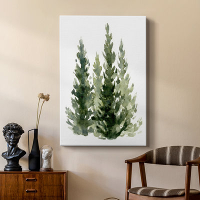 Simple Evergreens II -Custom Wrapped Gallery Cavas