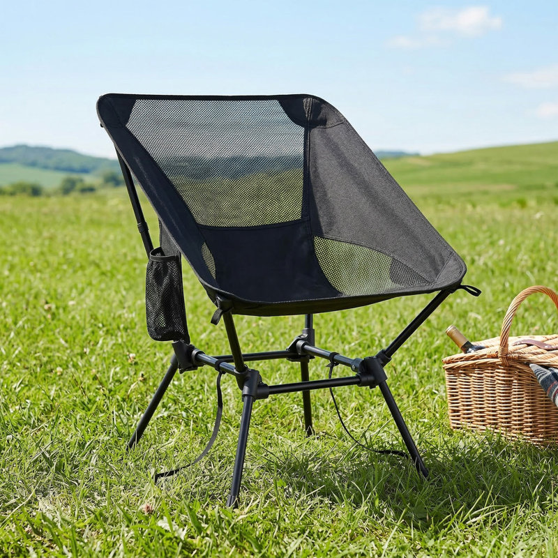 Camping Chair, Green, Black