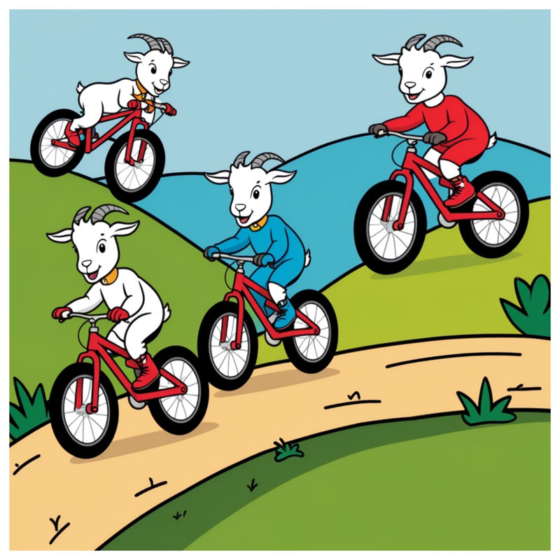 Édredon Goats, Lit simple