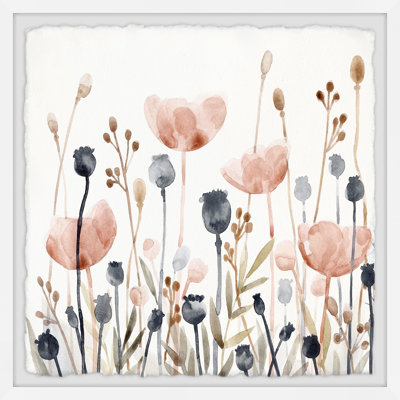 Summer-Blooming Shrubs - Single Picture Frame Painting