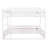 Queen Over Queen Bunk Bed with Storage Shelves and USB Ports, Solid Wood Bunk Bed with Guardrails-1827899477