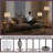 Table and Floor Lamps – Set of 3 Spiral Cage Design Lights for Living Room, Bedroom, or Entry with LED Bulbs Included