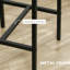 Table de bar et tabourets gris pour 2 personnes peu encombrants